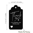 thumbnail image 5 of Inkdotpot Thank You For Sharing Our Special Day Bridal Shower-Baby Shower-Retirement-Wedding-Birthday Bottle Tag Real Silver Foil Favor Hang Tags Pack Of 50, 5 of 6