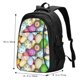 thumbnail image 5 of Easygdp Colorful Easter Eggs Mochila para Laptop de Viaje con Puerto USB, Mochila para Laptop con Puerto de Carga USB para Mujeres y Hombres, 5 of 7