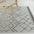 thumbnail image 3 of Balta Mattei Diamond Trellis Indoor/Outdoor Area Rug 5'3" x 7' - Brown/Black, 3 of 15