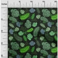thumbnail image 2 of oneOone Rayon Pear Green Fabric Tropical Leaf Sewing Craft Projects Fabric Prints By Yard 56 Inch Wide, 2 of 5