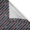 thumbnail image 6 of Ambesonne Geometric Valance & Curtain, Stripy and Hipster, 55"x30", Multicolor, 6 of 6
