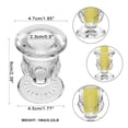 thumbnail image 2 of Set de 6 Portavelas de Vidrio Transparente BTGLLAS para Velas Cónicas, 2 of 6