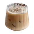 thumbnail image 2 of Vasos de vidrio, vasos acanalados, vasos ondulados, juegos de vasos mixtos para té helado, café, whisky, cócteles, vasos de agua, vasos de vidrio para café helado, vasos para agua, 2 of 8