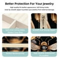 thumbnail image 3 of Bee Travel Portable Square Jewelry Box Earring Necklace Bracelet Holder Organizer Display Case Stand Decorative Box Storage Box, 3 of 6