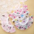 thumbnail image 2 of Abaima 5-Pack Women's Reusable EVA Shower Caps, Waterproof Elastic Bath Hair Caps, Cute Prints, 2 of 7