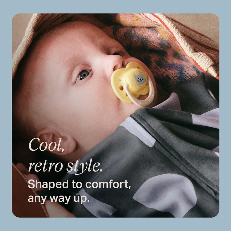 Tommee Tippee Ultimate Fit Pacifier, 0-6 Months, 2 Pack with Case photo 2