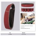 thumbnail image 4 of 5pcs 38 * 533mm 784f cinturón abrasivo cinturón abrasivo cinturón abrasivo pulido correa abrasiva, 4 of 5