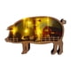 thumbnail image 1 of Decoración de de animales, adorno de cerdo/oveja/, estatuilla de múltiples capas hueca, decoración rústica para hogar, decoraciones de Cerdo con Luz Sunnimix Luz nocturna en forma de vaca, 1 of 8