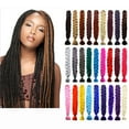 thumbnail image 2 of 41inch Women Long Braiding Hair Synthetic High Braid hair extensions Temperature Fiber Pure Color Braid Hair Extensions, 2 of 3