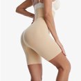 thumbnail image 4 of Body Shaping Shorts High Waisted Adjustable Breathable Stretchy Hip Lift Wiast Slimming Bodyshorts for Women Skin Color M/L, 4 of 17