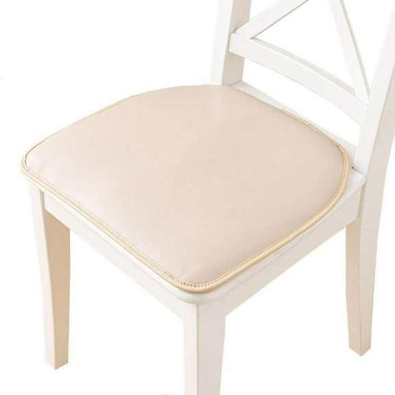 BH-JJSMGS 16x17inch Dining Chair Cushion PU Leather Chair Seat Cushion 1/2/4 Pack Chair Seat Pad,Waterproof U Shaped Furniture Seating Cushion Non Slip Chair Cushion