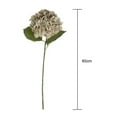 thumbnail image 3 of Artificial Flower Romantic Realistic No Watering Simulation Hydrangea DIY Bridal Hand Bouquet Fake Flower Home Decor-Brown, 3 of 8