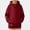 Wine, variant on DJDLJWCJ Hoodies for Boys Half Zip Fleece Lined Hooded Sweatshirt Solid Color Thicken Warm Pullover Tops Blue Size 4T