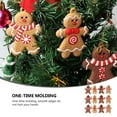 thumbnail image 3 of SEWACC 12Pcs Gingerbread Man Ornaments Assorted Color PVC Decorative Christmas Pendant 7X5.5CM, 3 of 8