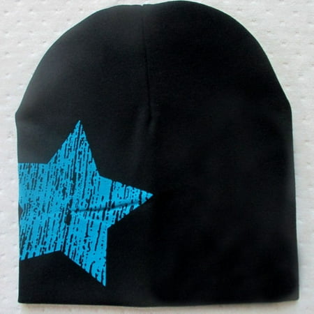 Prince Cotton Cap - Kacakid Cute Baby Kid Toddler Cute Stars Printed Hat Soft Warm Cotton Girl Boy Beanie Cap