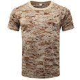 thumbnail image 5 of Camisetas deportivas al aire libre para mujer, camisetas de manga corta con cuello redondo de secado rápido de camuflaje 3D, camiseta de camuflaje militar para senderismo y caza, 5 of 5