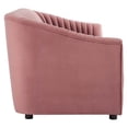 thumbnail image 2 of Announce Performance Velvet Channel Tufted Sofa, 2 of 2