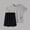 Grey#F, variant on JCCXIN Boys Summer Reflective Athletic Outfit Sets Mesh Short Sleeve O-Neck T Shirt And Shorts For Play Cozy Clothes Sets