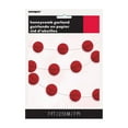 thumbnail image 1 of Red Tissue Paper Honeycomb Ball Garland, 7ft, 1 of 2