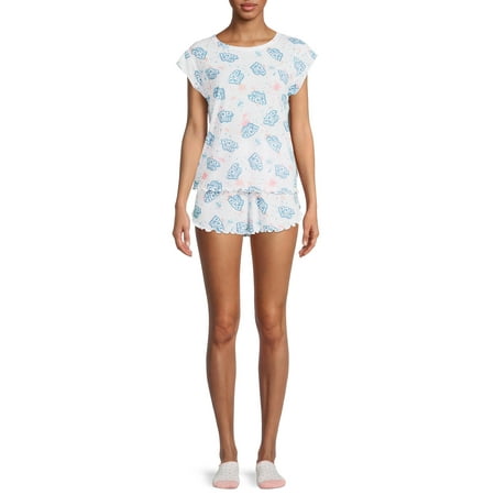 Kelloggs Womens and Womens Plus Pop Tarts Top and Shorts Pajama Set, 3-Piece