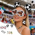 thumbnail image 6 of LEFTHIGH Home Football Themed Party Decorations Set Paper Headbands Glasses Photo Booth Props for Soccer Events Sports Theme 21x20cm Multicolor 1 Set Easter Decorations, 6 of 6