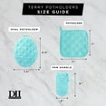 thumbnail image 2 of DII Modern Style Cotton Terry Potholders, Blue, Set of 3, 2 of 5