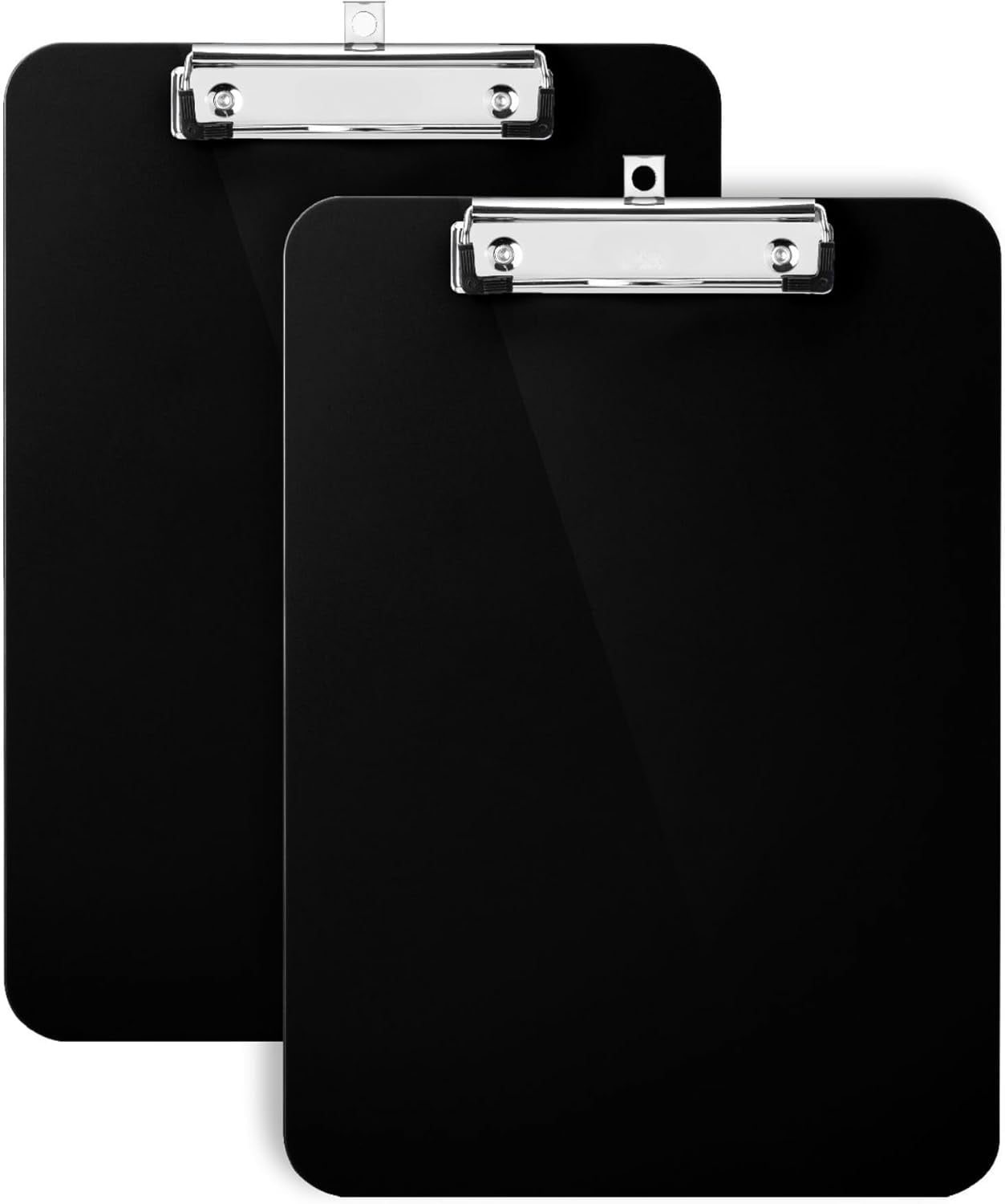 A4 Clipboard Pack Of 10 With Pen Loop & Retractable Hook - Sturdy PVC Covered Clipboards For Office, School
