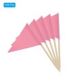 thumbnail image 3 of 100 Pcs Flag Toothpicks Cake Toppers Cheese Markers Party Decor Colored Pink, 3 of 8