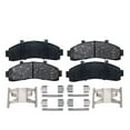 thumbnail image 6 of Detroit Axle - 4pc Brake Pads for 1995-2001 Ford Explorer 1998-2002 Ford Ranger 1997-2001 Mercury Mountaineer, Ceramic Brake Pads w/ Hardware 1999 2000 Front and Rear Replacement, 6 of 7