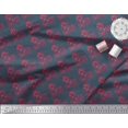 thumbnail image 3 of Soimoi Poly Georgette Fabric Bird & Heart Fabric Prints by Yard 42 Inch Wide, 3 of 3