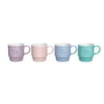 thumbnail image 2 of Zak Designs 14oz 4pc Hello Kitty Ceramic Stacking Mugs in Wire Rack, 2 of 7