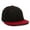 Black/red, variant on OC Sports CAGE25 Flexible Fitting Cap - Columbia Blue Black