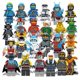 thumbnail image 1 of Set de 24 Minifiguras de la Serie Ninja, Figuras de Acción de Hielo y Serpiente Villana de 4.5cm, Bloques de Construcción para Niños, Niñas y Adultos, 1 of 10