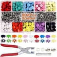 thumbnail image 1 of MesaSe Boutons-Pression avec Pinces à Pression Kit d'Outils de Couture 804 Pcs pour Bricolage, 1 of 5