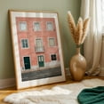 thumbnail image 5 of Pink House, Lisbon - Lisbon Portugal Photography Oak Framed Wall Art Print 24 x 36 inches, 5 of 59
