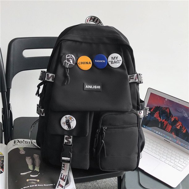 Tooling Large Harajuku 2022 Bags New Backpack Teens Women School Korean Men Capacity Fashion For Student School Female Backpacks qiuyongming unisex