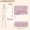 thumbnail image 4 of FORMRS Women Crossbody Purse with Chain Strap Vegan Leather Shoulder Handbag, Pink Halloween, 4 of 7