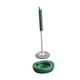 thumbnail image 3 of Escobilla de baño con soporte de secado de pie, limpieza de 360  degree, tamaño compacto, cepillo de limpieza de baño, estropajo de inodoro para baño RV Verde con base, 3 of 9