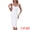 White, variant on DARING DIVA Women's Satin Midi Spaghetti Adjustable Straps Silky Nightgown M Brown
