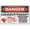 Warning Sign 2, variant on Danger Lockouttagout Required Before Opening Sign 8"x12", Aluminum Tin Warning Signs for Home Outdoor Garden, Durable Safety Sign for Industrial