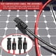 thumbnail image 4 of Kit de cable para panel solar de 2 m - Extensión de cable para panel solar de cobre estañado resistente a la intemperie, al óxido y a la oxidación - Cable solar de 12 AWG - Cable solar de 1500 V, 4 of 5