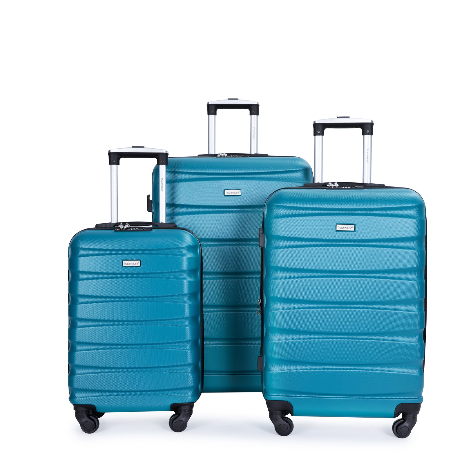 Travelhouse 3 Piece Luggage Set Expandable Hardshell Lightweight