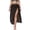 Black, variant on Staron Summer Beach Cover Up for Women Sheer Mesh Swimwear Skirt Sleeveless Casual Vacation Party Loose Boho, White 3XL