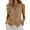 Khaki, variant on Women's Sleeveless Button Down Vest Top 2026 Trendy Casual V Neck Waistcoat Slim Fit Summer Blouse Tailored Fit Dressy Blazer Tank Shirt Elegant Streetwear Pink 2XL