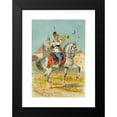 thumbnail image 2 of Franz Gerasch 11x14 Black Modern Framed Museum Art Print Titled - Soldier on Horse 2, 2 of 5