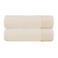 thumbnail image 1 of Fabstyles 2 Pieces Solid 600 GSM Cotton Bath Sheets, 36" x 67", Cream, 1 of 2