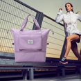 thumbnail image 3 of Bolsa de viaje impermeable para compras, ideal para mujeres, adultos y niños. púrpura, 3 of 8