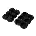 thumbnail image 4 of 6 Rose Ice Cubes Tray, Rose Ice  Tray Lightweight  For Bar Black, 4 of 8