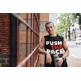 thumbnail image 2 of The Rock Push the Pace Sleeveless Muscle Mens Black T-shirt M, 2 of 7