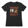 thumbnail image 2 of Disney Pixar Hoppers George At Work Women's T Shirt (Black, S-2XL), 2 of 4